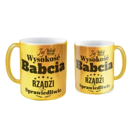 Kubek złoty dla BABCI Rządzi sprawiedliwie